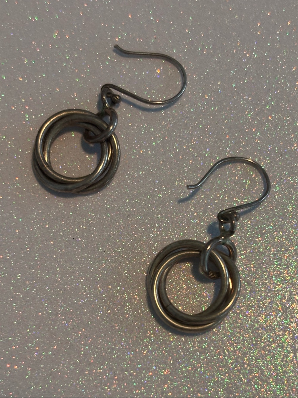 Sterling Silver Links Dangle Earrings